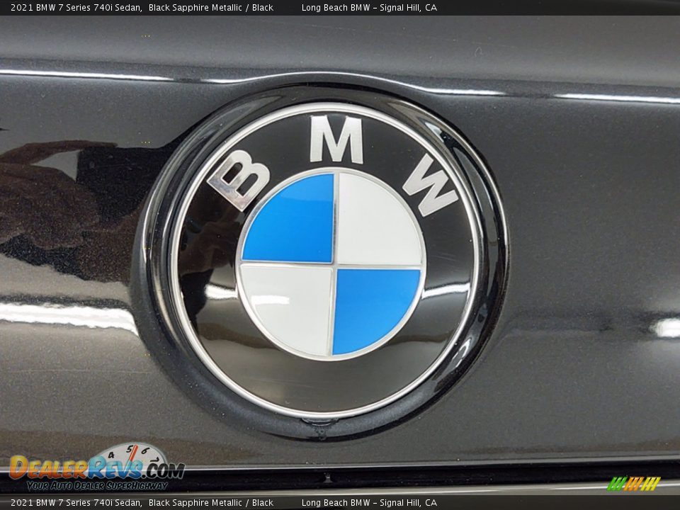 2021 BMW 7 Series 740i Sedan Black Sapphire Metallic / Black Photo #23