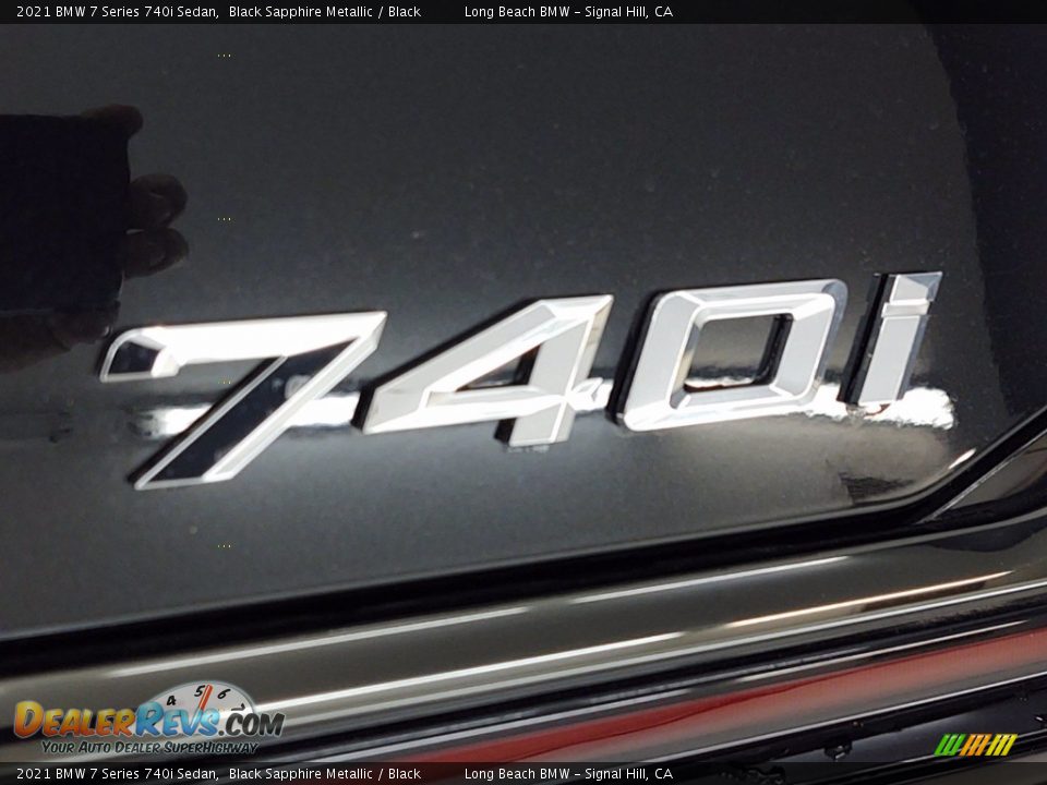 2021 BMW 7 Series 740i Sedan Black Sapphire Metallic / Black Photo #24