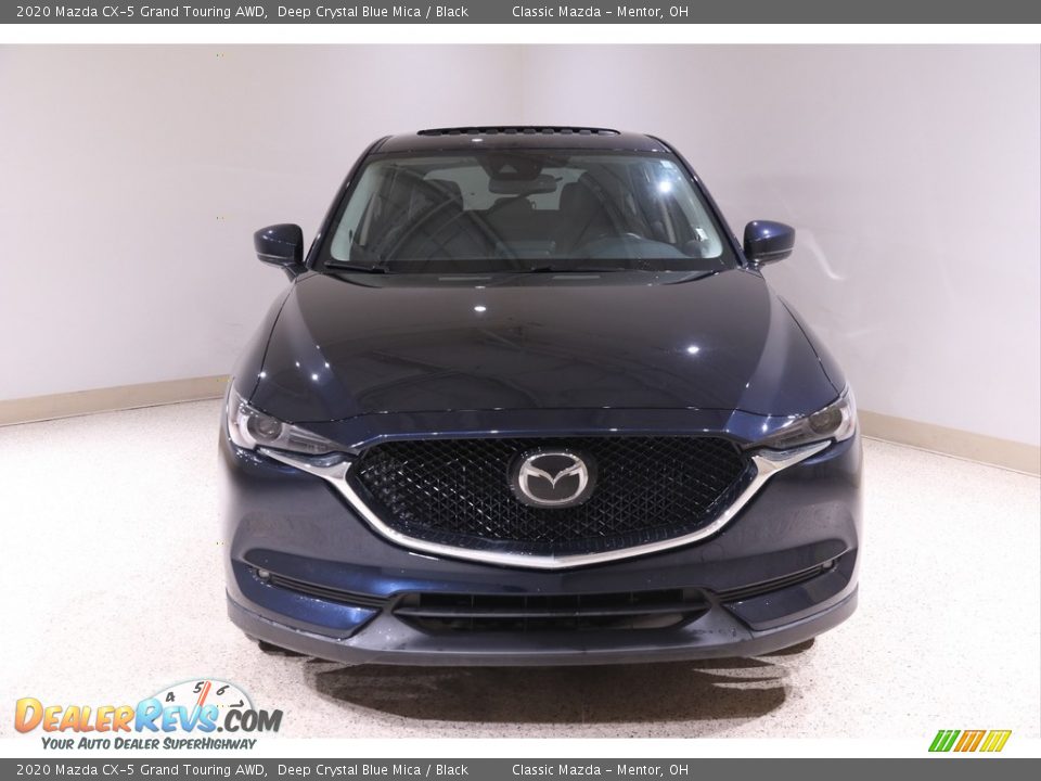 2020 Mazda CX-5 Grand Touring AWD Deep Crystal Blue Mica / Black Photo #2