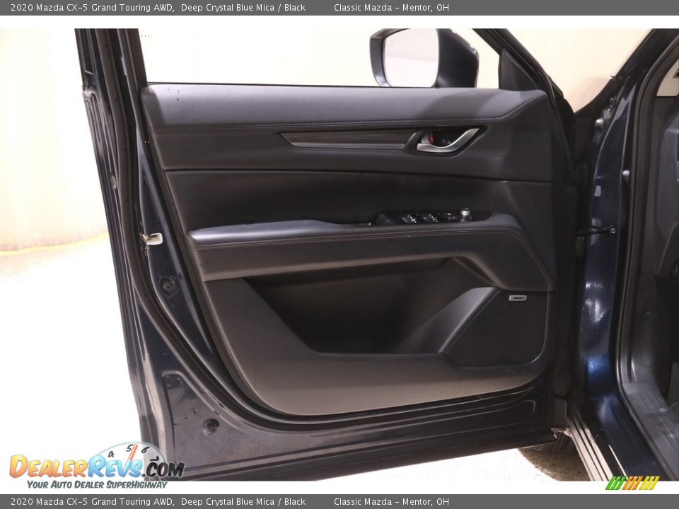 2020 Mazda CX-5 Grand Touring AWD Deep Crystal Blue Mica / Black Photo #4