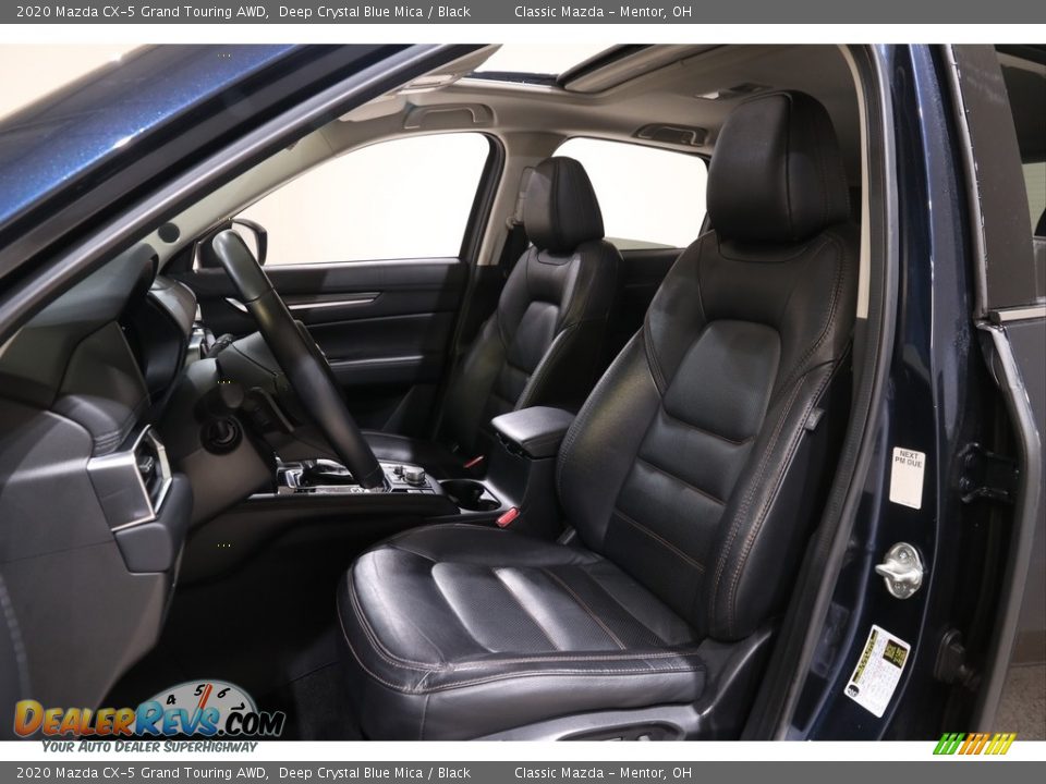 2020 Mazda CX-5 Grand Touring AWD Deep Crystal Blue Mica / Black Photo #5