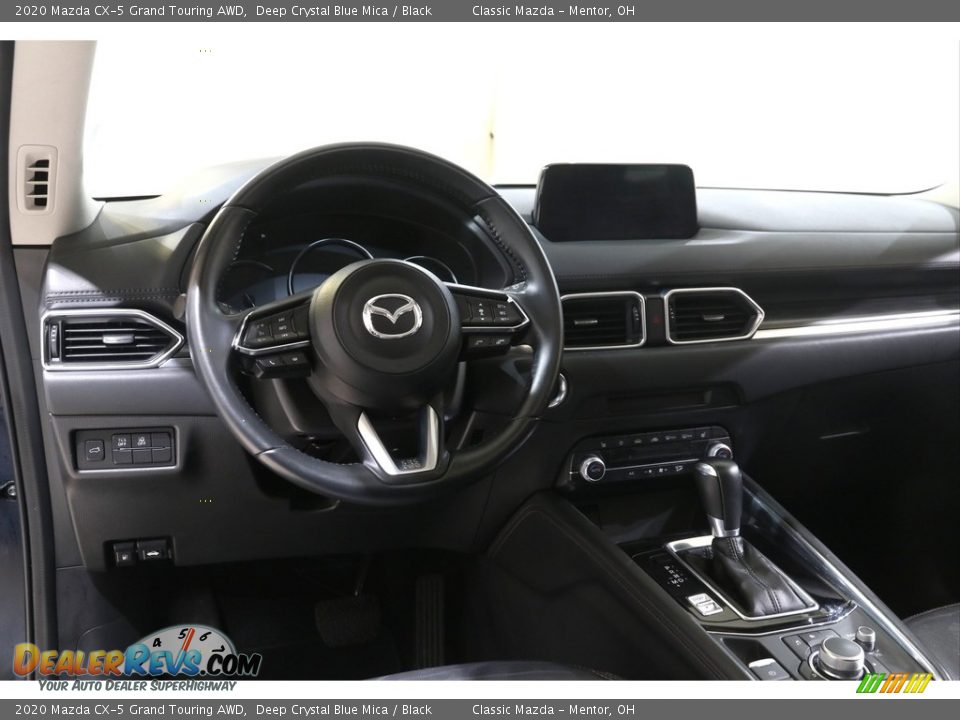 2020 Mazda CX-5 Grand Touring AWD Deep Crystal Blue Mica / Black Photo #6