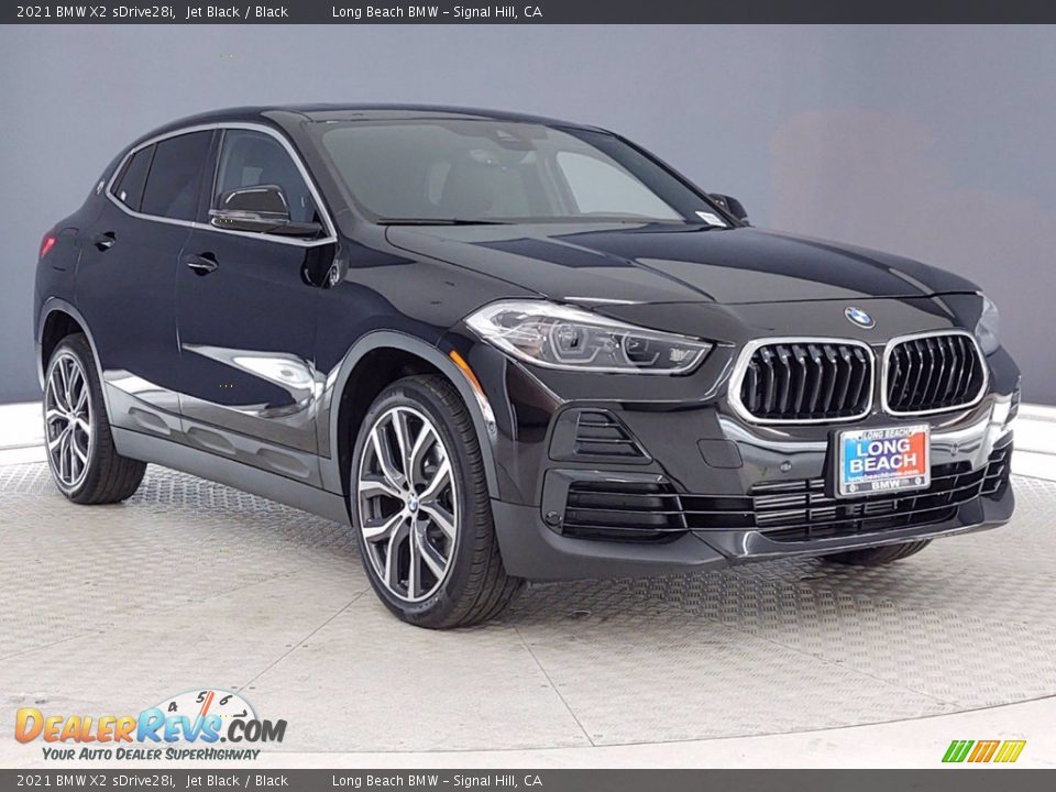 2021 BMW X2 sDrive28i Jet Black / Black Photo #1