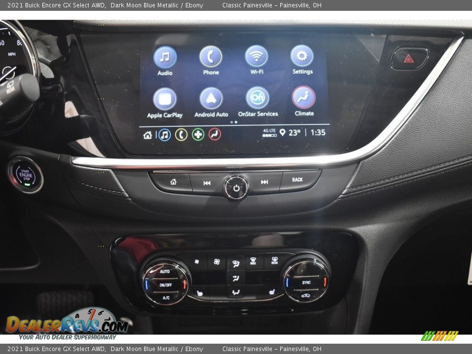 2021 Buick Encore GX Select AWD Dark Moon Blue Metallic / Ebony Photo #10