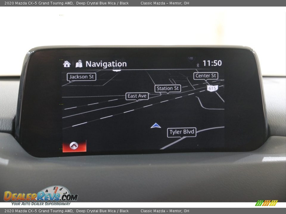 2020 Mazda CX-5 Grand Touring AWD Deep Crystal Blue Mica / Black Photo #10