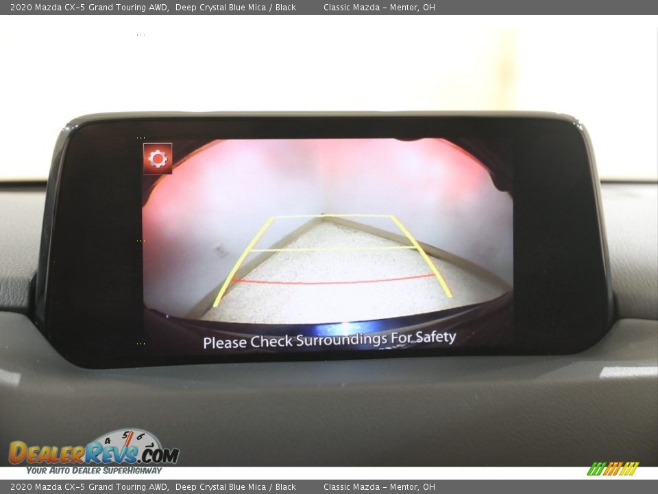 2020 Mazda CX-5 Grand Touring AWD Deep Crystal Blue Mica / Black Photo #13