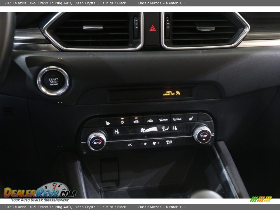 2020 Mazda CX-5 Grand Touring AWD Deep Crystal Blue Mica / Black Photo #14