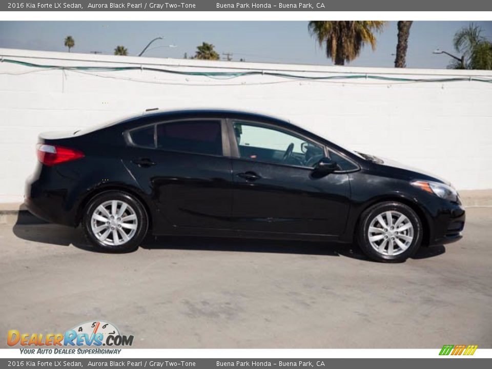 Aurora Black Pearl 2016 Kia Forte LX Sedan Photo #13