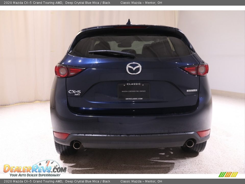 2020 Mazda CX-5 Grand Touring AWD Deep Crystal Blue Mica / Black Photo #19