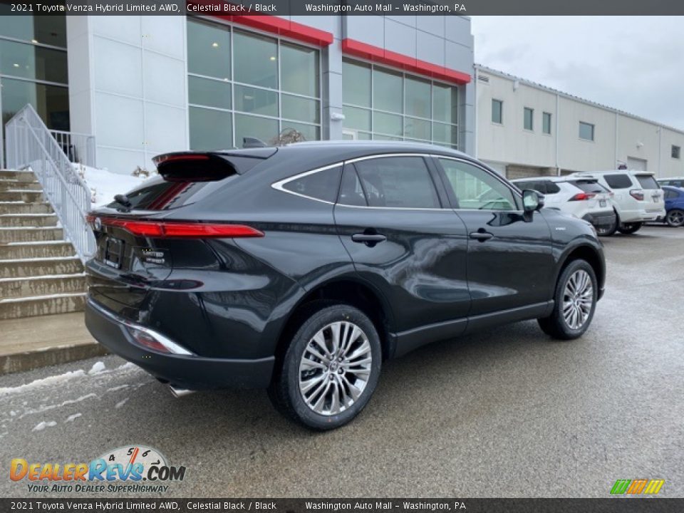 2021 Toyota Venza Hybrid Limited AWD Celestial Black / Black Photo #13