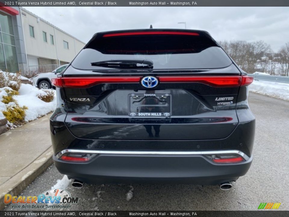 2021 Toyota Venza Hybrid Limited AWD Celestial Black / Black Photo #14