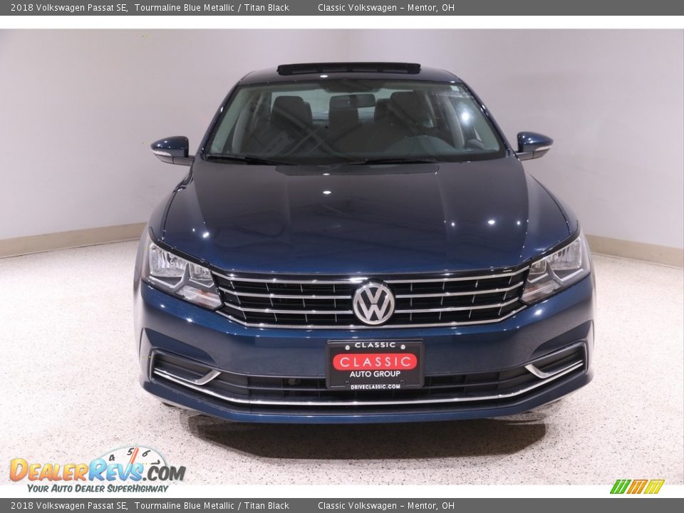 2018 Volkswagen Passat SE Tourmaline Blue Metallic / Titan Black Photo #2