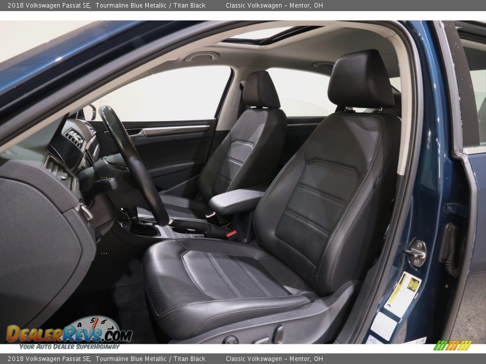2018 Volkswagen Passat SE Tourmaline Blue Metallic / Titan Black Photo #5