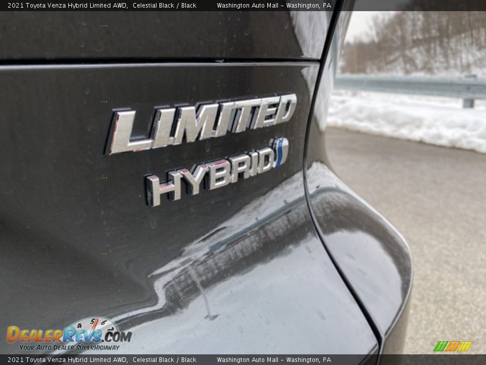 2021 Toyota Venza Hybrid Limited AWD Celestial Black / Black Photo #25