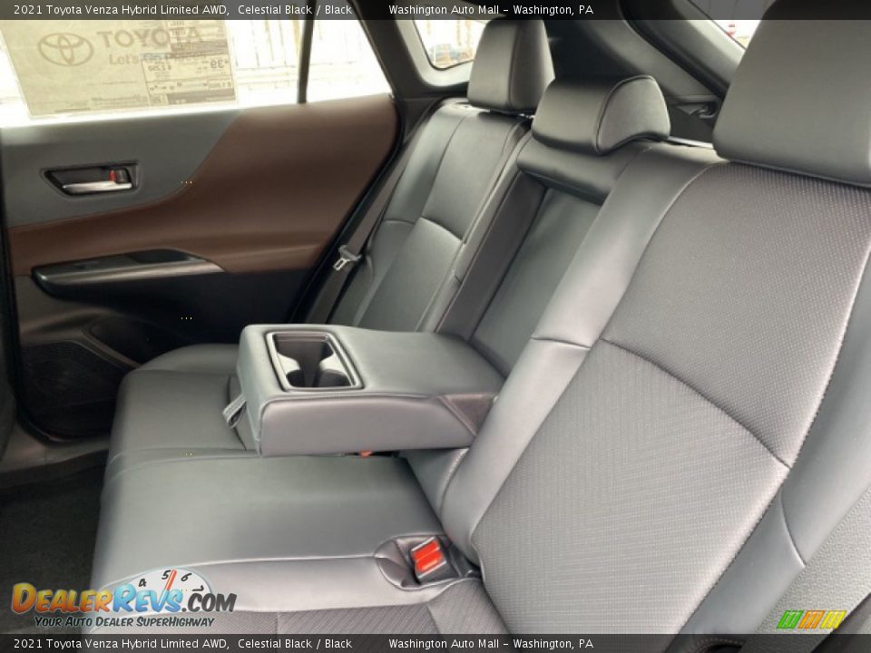 2021 Toyota Venza Hybrid Limited AWD Celestial Black / Black Photo #28