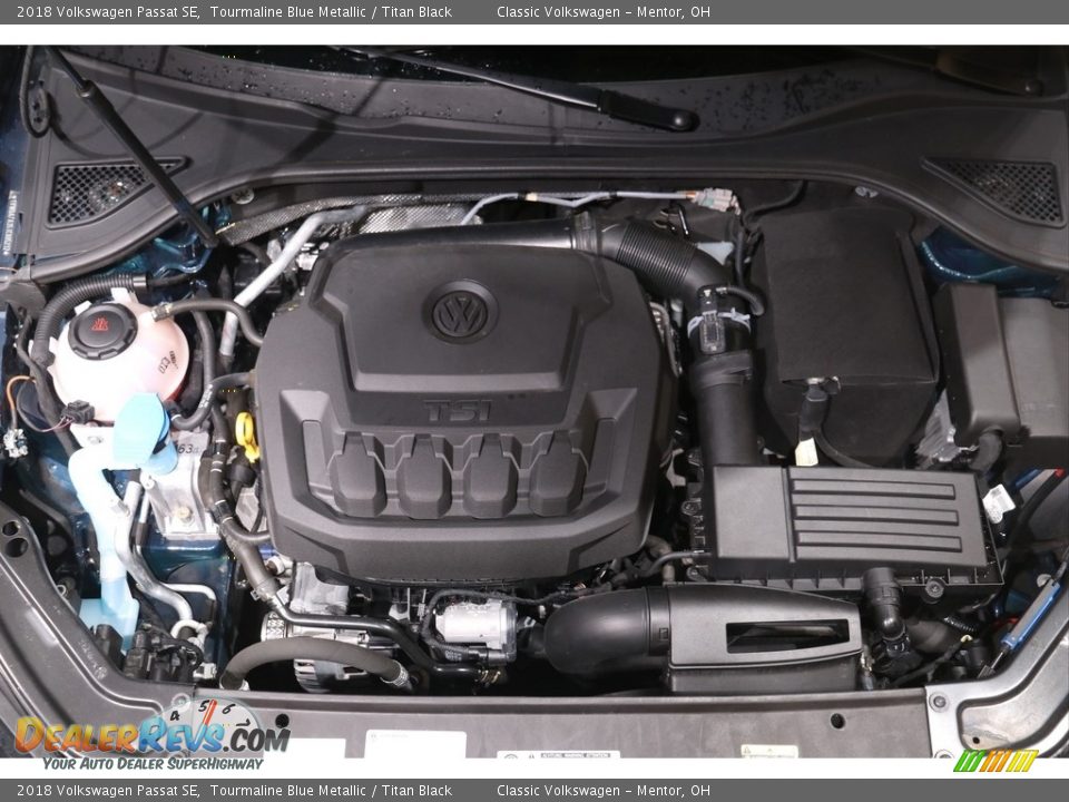 2018 Volkswagen Passat SE Tourmaline Blue Metallic / Titan Black Photo #18