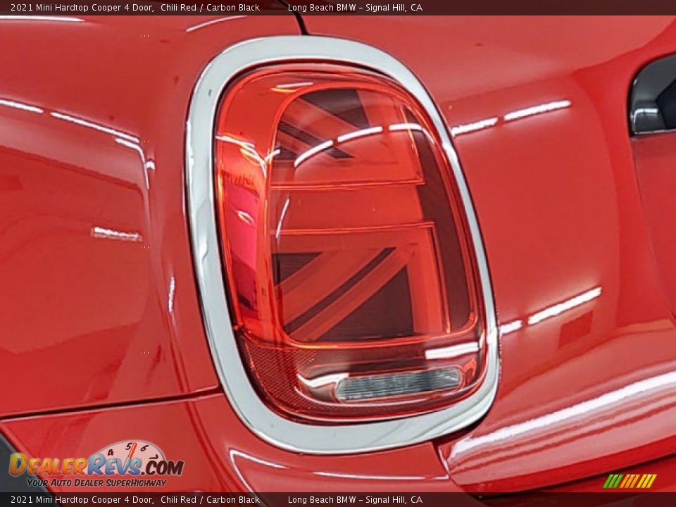 2021 Mini Hardtop Cooper 4 Door Chili Red / Carbon Black Photo #21
