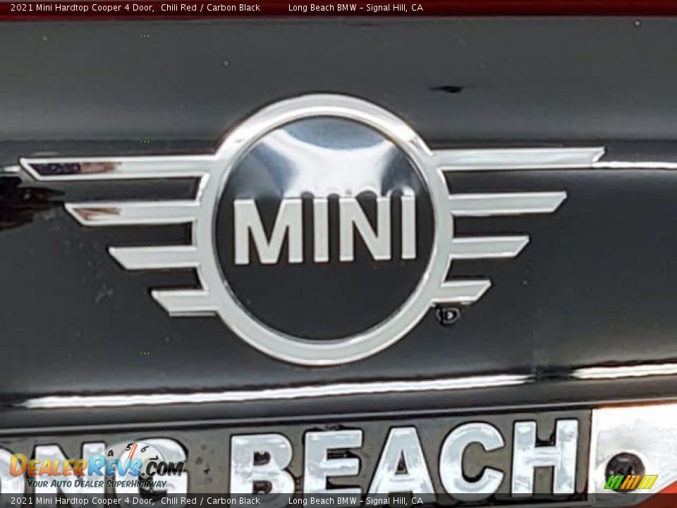 2021 Mini Hardtop Cooper 4 Door Chili Red / Carbon Black Photo #22