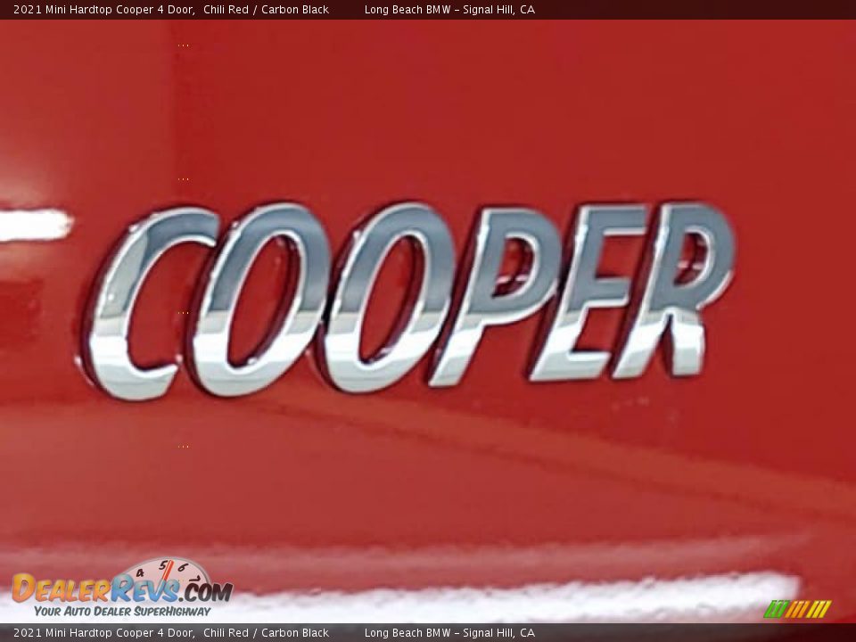 2021 Mini Hardtop Cooper 4 Door Chili Red / Carbon Black Photo #23
