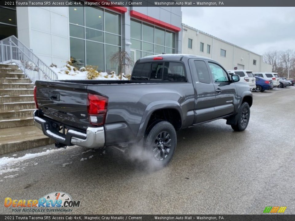 2021 Toyota Tacoma SR5 Access Cab 4x4 Magnetic Gray Metallic / Cement Photo #13