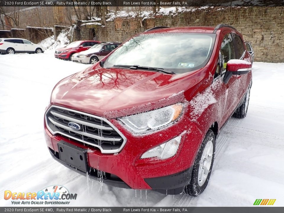 2020 Ford EcoSport SE 4WD Ruby Red Metallic / Ebony Black Photo #5