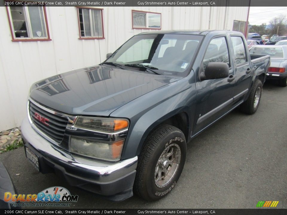 2006 GMC Canyon SLE Crew Cab Stealth Gray Metallic / Dark Pewter Photo #2