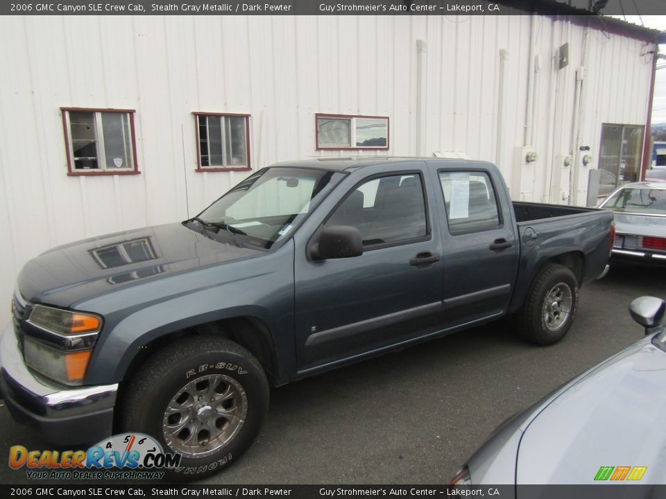 2006 GMC Canyon SLE Crew Cab Stealth Gray Metallic / Dark Pewter Photo #3