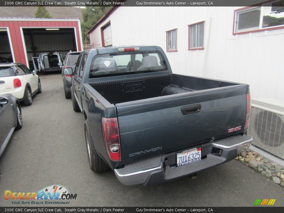 2006 GMC Canyon SLE Crew Cab Stealth Gray Metallic / Dark Pewter Photo #4