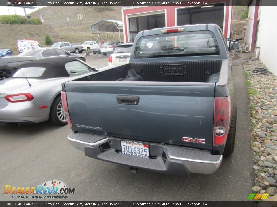 2006 GMC Canyon SLE Crew Cab Stealth Gray Metallic / Dark Pewter Photo #5