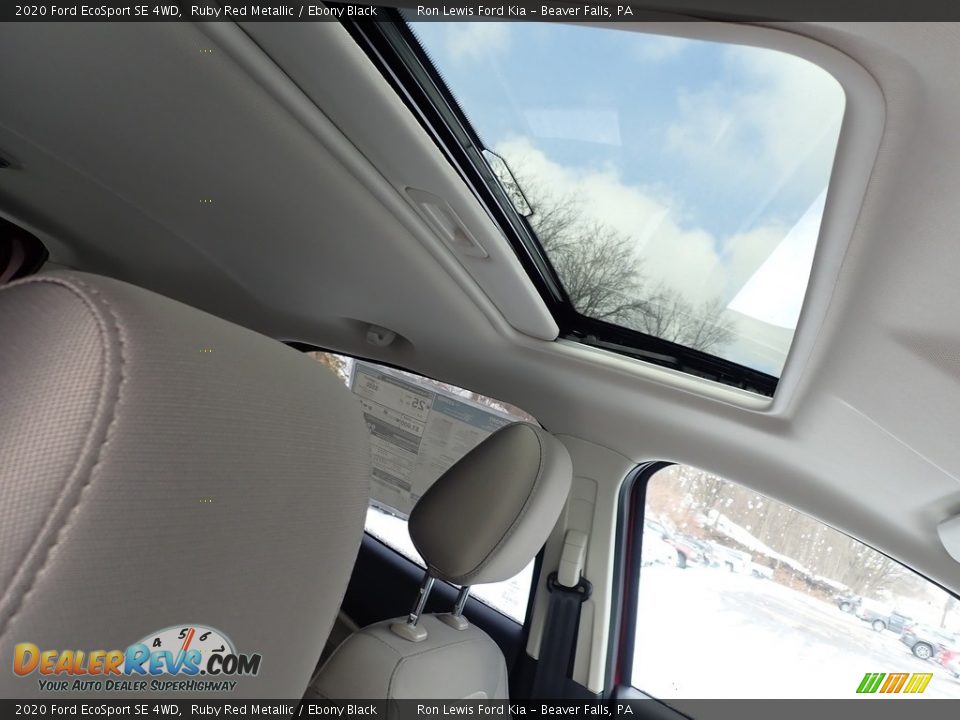 2020 Ford EcoSport SE 4WD Ruby Red Metallic / Ebony Black Photo #10