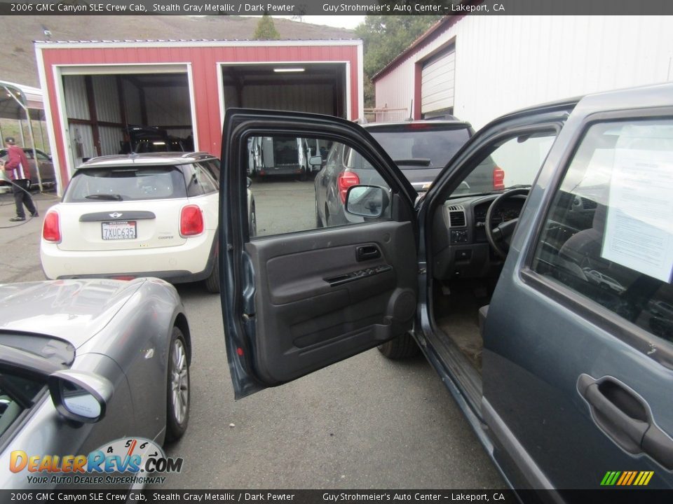 2006 GMC Canyon SLE Crew Cab Stealth Gray Metallic / Dark Pewter Photo #7