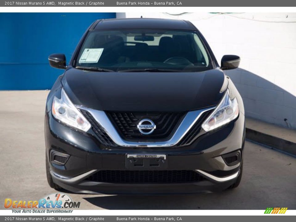 2017 Nissan Murano S AWD Magnetic Black / Graphite Photo #7