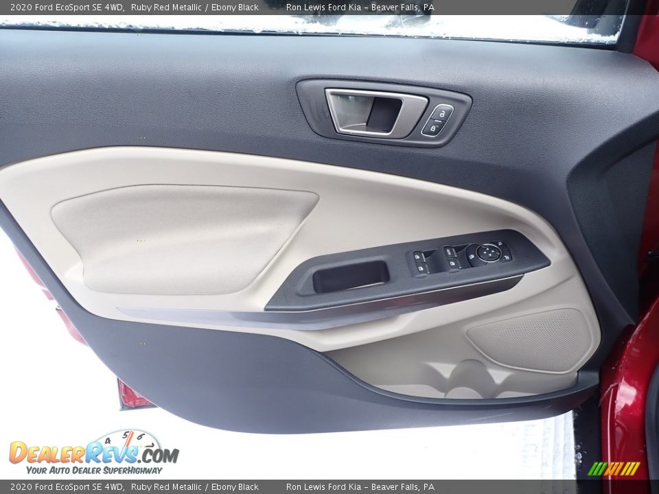 2020 Ford EcoSport SE 4WD Ruby Red Metallic / Ebony Black Photo #13