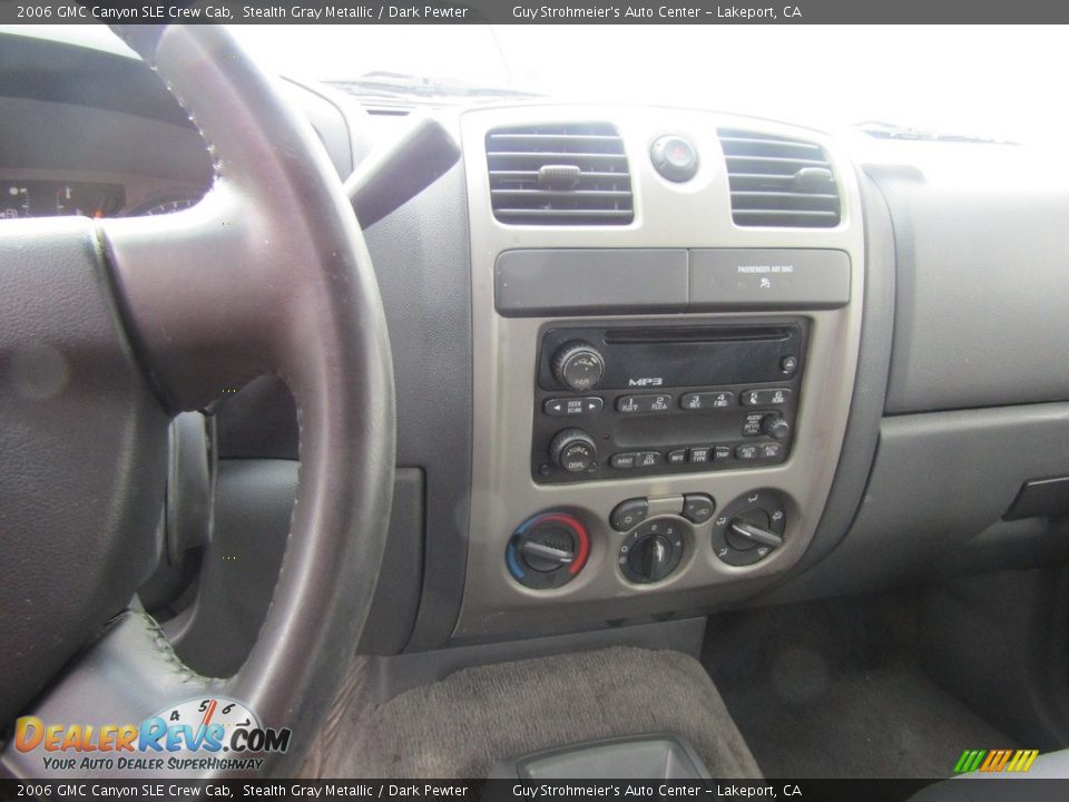 2006 GMC Canyon SLE Crew Cab Stealth Gray Metallic / Dark Pewter Photo #9