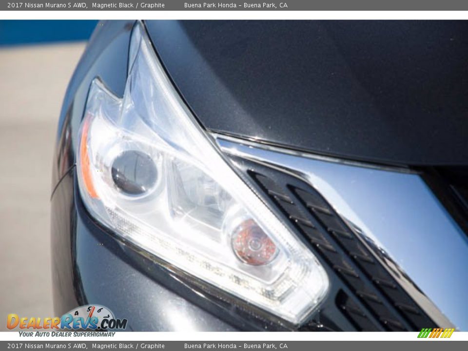2017 Nissan Murano S AWD Magnetic Black / Graphite Photo #8