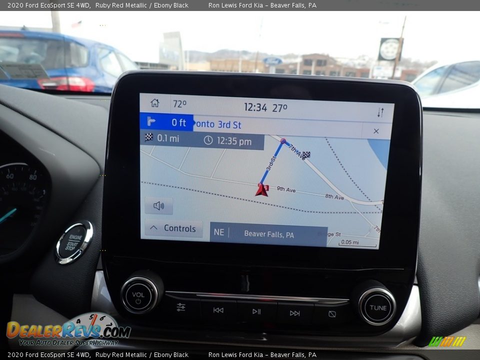 2020 Ford EcoSport SE 4WD Ruby Red Metallic / Ebony Black Photo #15