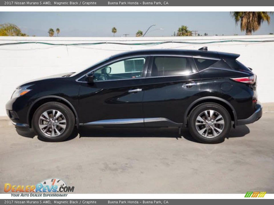 2017 Nissan Murano S AWD Magnetic Black / Graphite Photo #10