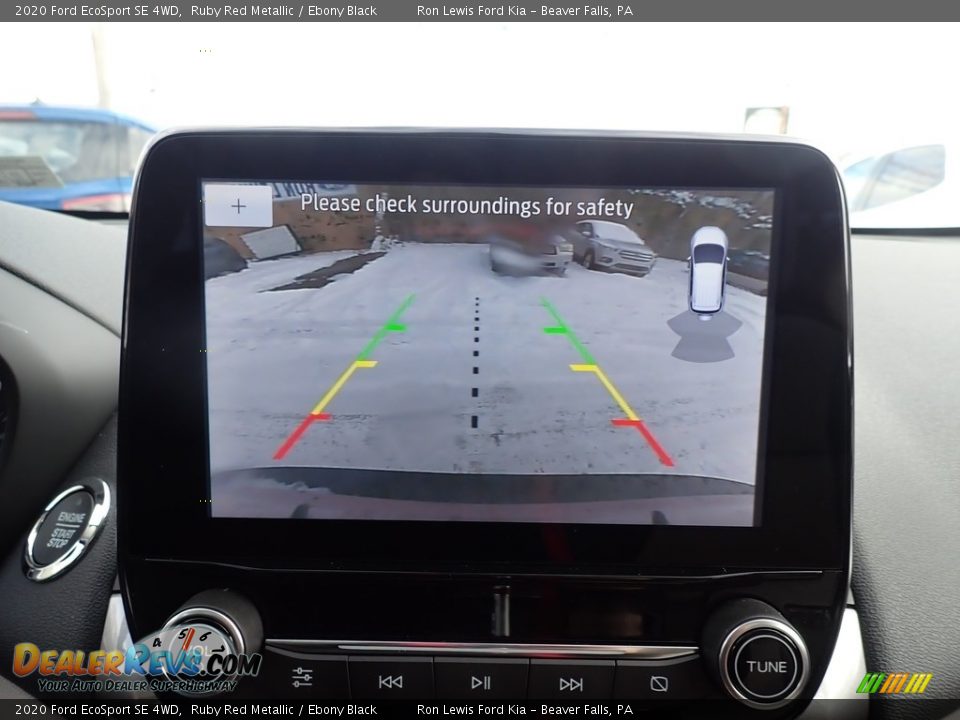 2020 Ford EcoSport SE 4WD Ruby Red Metallic / Ebony Black Photo #16