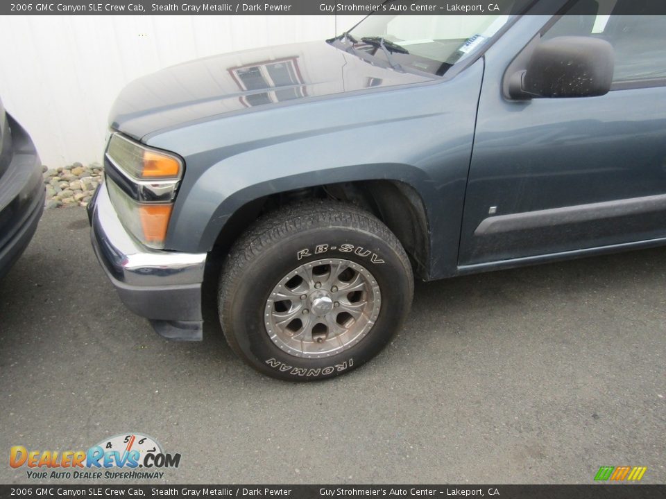 2006 GMC Canyon SLE Crew Cab Stealth Gray Metallic / Dark Pewter Photo #12