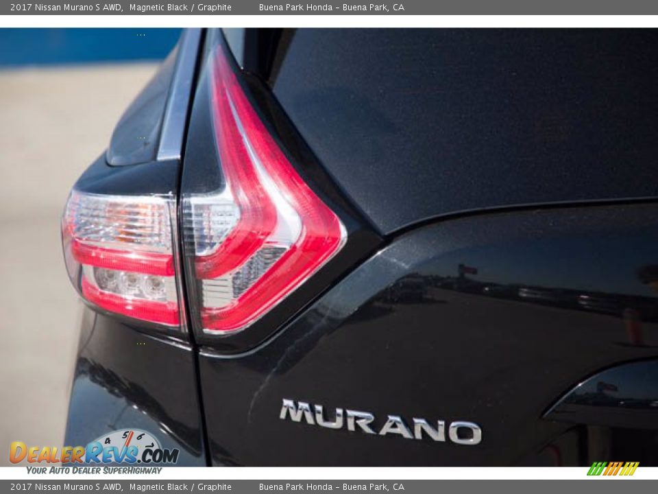 2017 Nissan Murano S AWD Magnetic Black / Graphite Photo #12