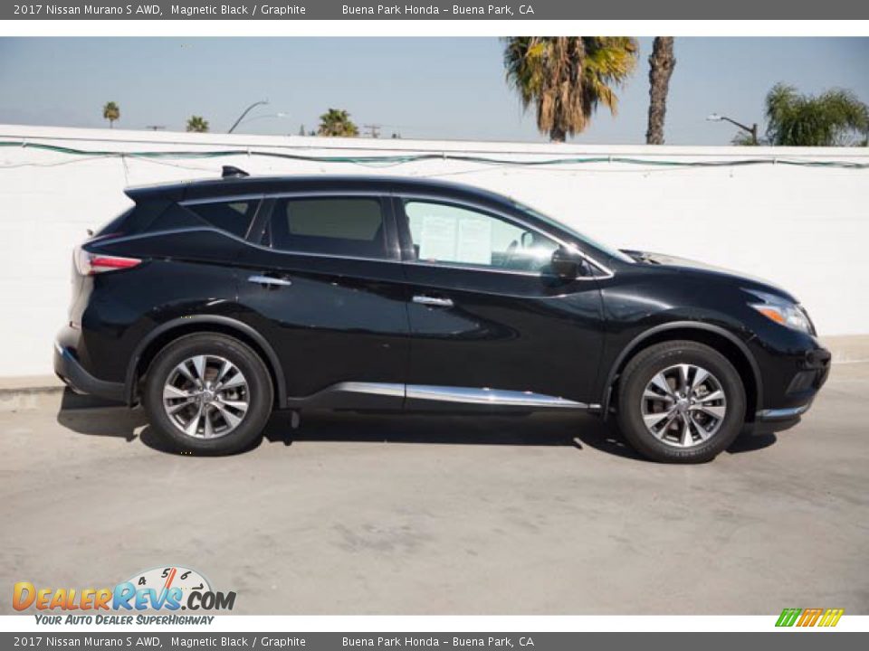 2017 Nissan Murano S AWD Magnetic Black / Graphite Photo #14