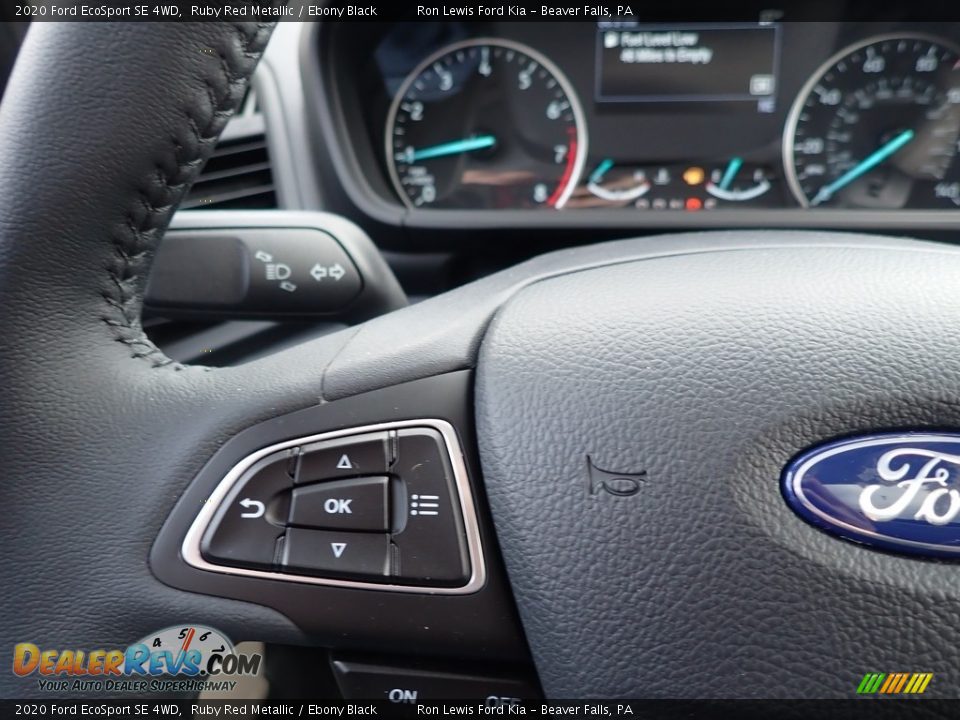 2020 Ford EcoSport SE 4WD Ruby Red Metallic / Ebony Black Photo #19