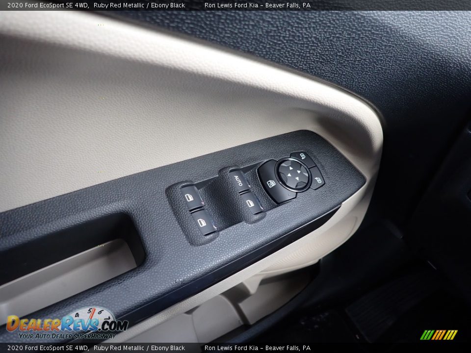 2020 Ford EcoSport SE 4WD Ruby Red Metallic / Ebony Black Photo #21