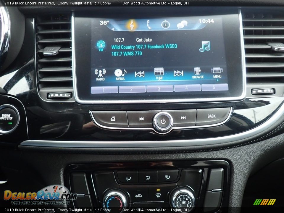 2019 Buick Encore Preferred Ebony Twilight Metallic / Ebony Photo #25