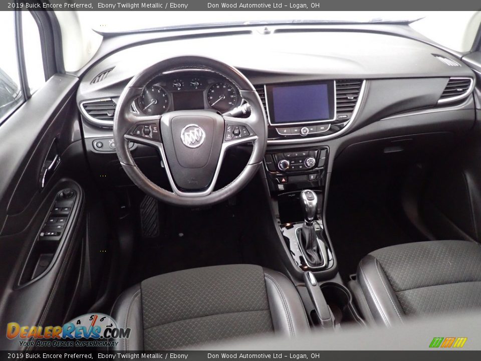 2019 Buick Encore Preferred Ebony Twilight Metallic / Ebony Photo #35