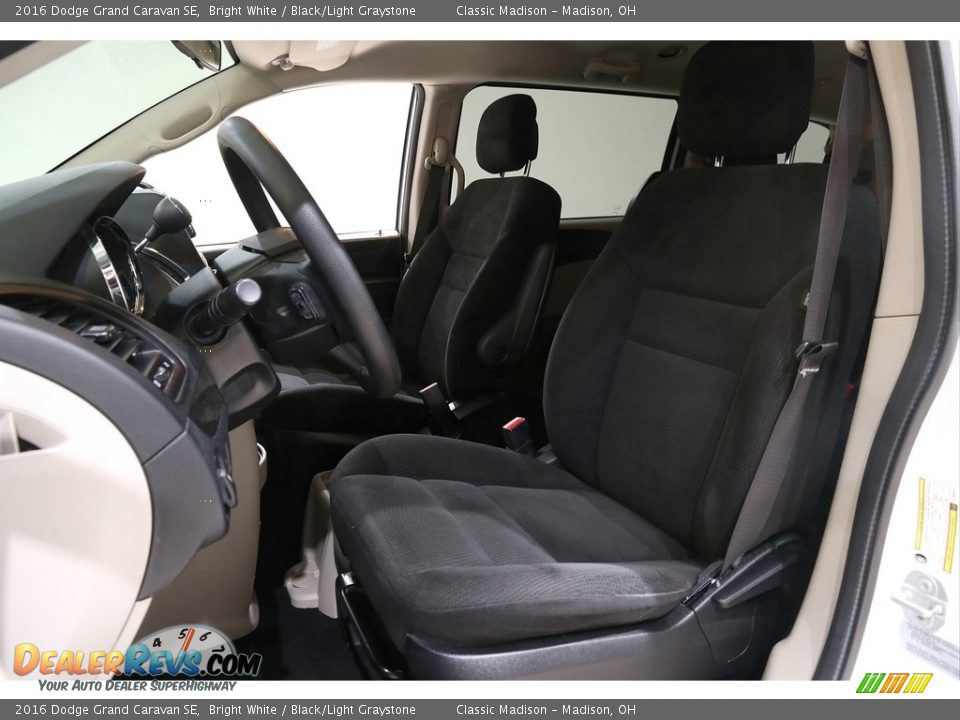 2016 Dodge Grand Caravan SE Bright White / Black/Light Graystone Photo #5