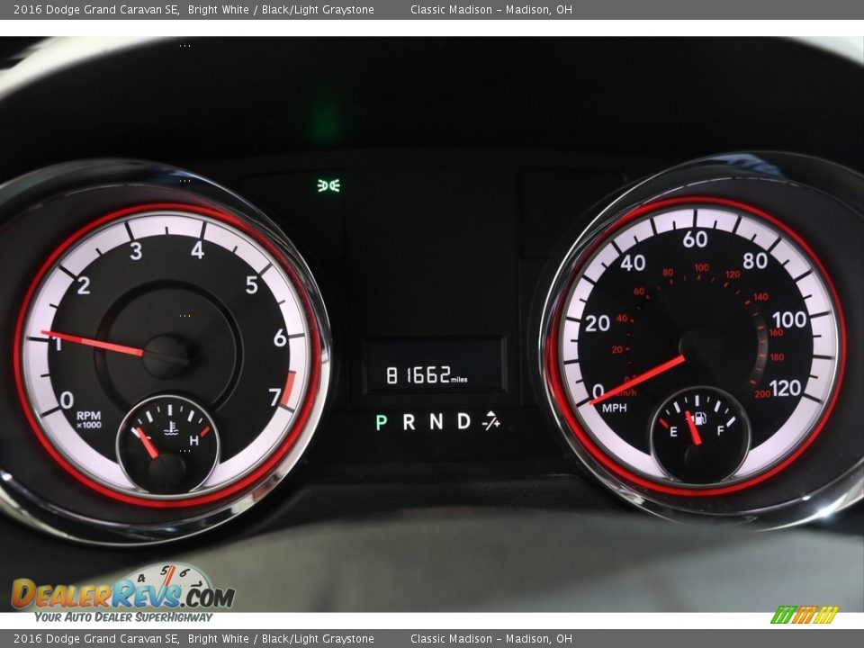 2016 Dodge Grand Caravan SE Bright White / Black/Light Graystone Photo #8