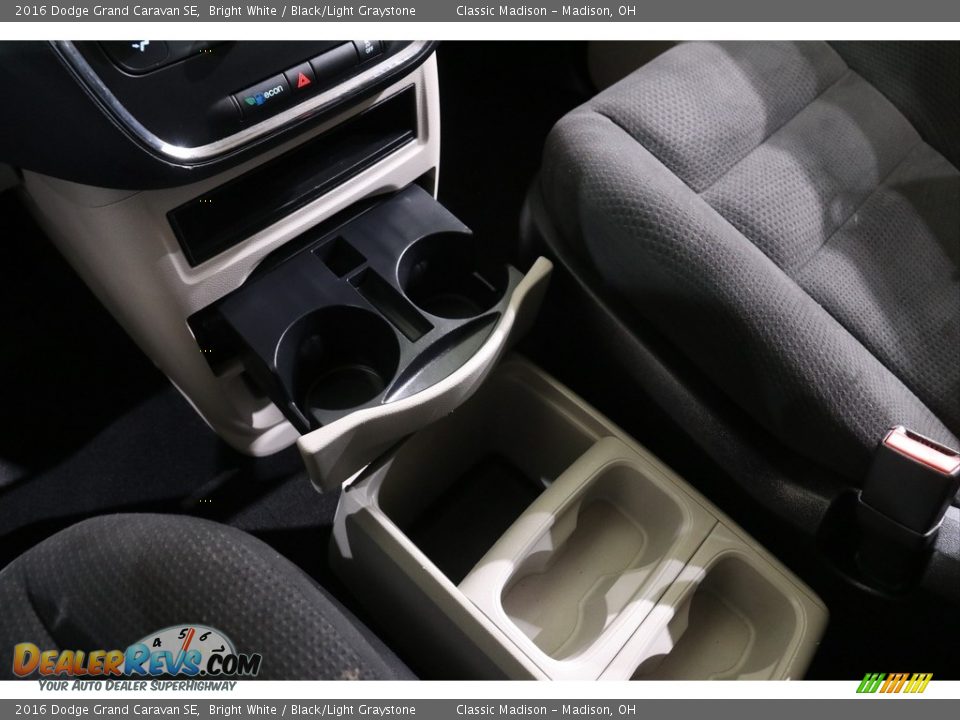2016 Dodge Grand Caravan SE Bright White / Black/Light Graystone Photo #12