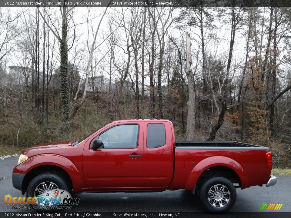 2012 Nissan Frontier S King Cab Red Brick / Graphite Photo #1