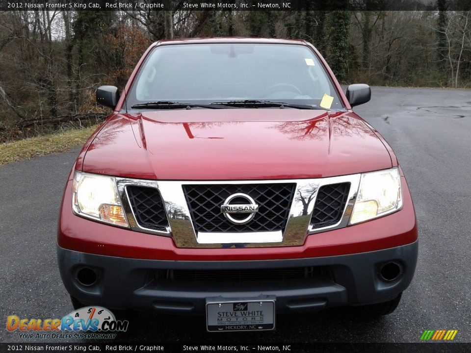 2012 Nissan Frontier S King Cab Red Brick / Graphite Photo #4